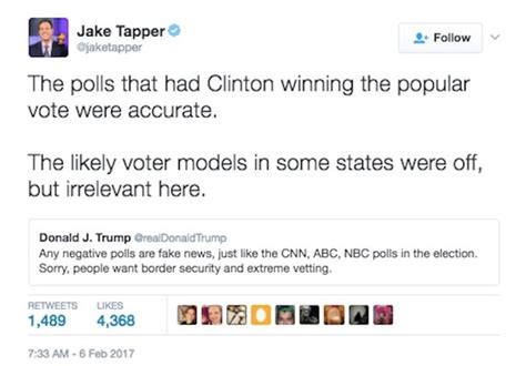 all negative polls are fake news